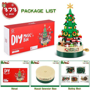 (🔥2023 BEST GIFT TO FAMILY🔥)DIY Christmas Tree Brick Music Box