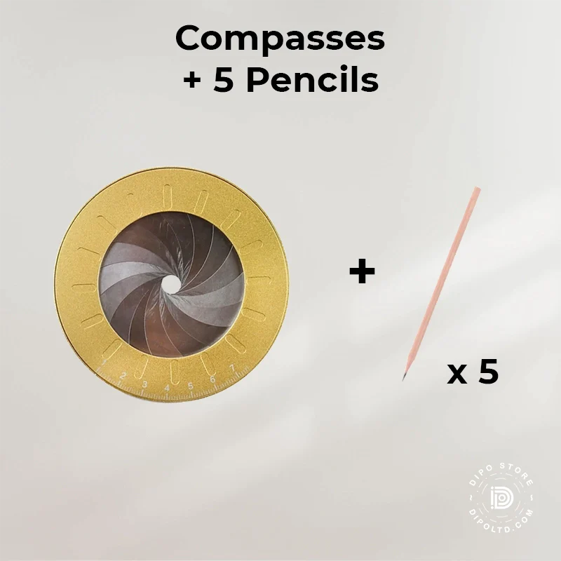 Measuring Round Compass Stretch Ruler