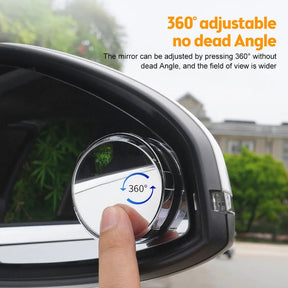 Suction Cup Car Convex Blind Spot Mirror (1 Set / 2 Pcs)