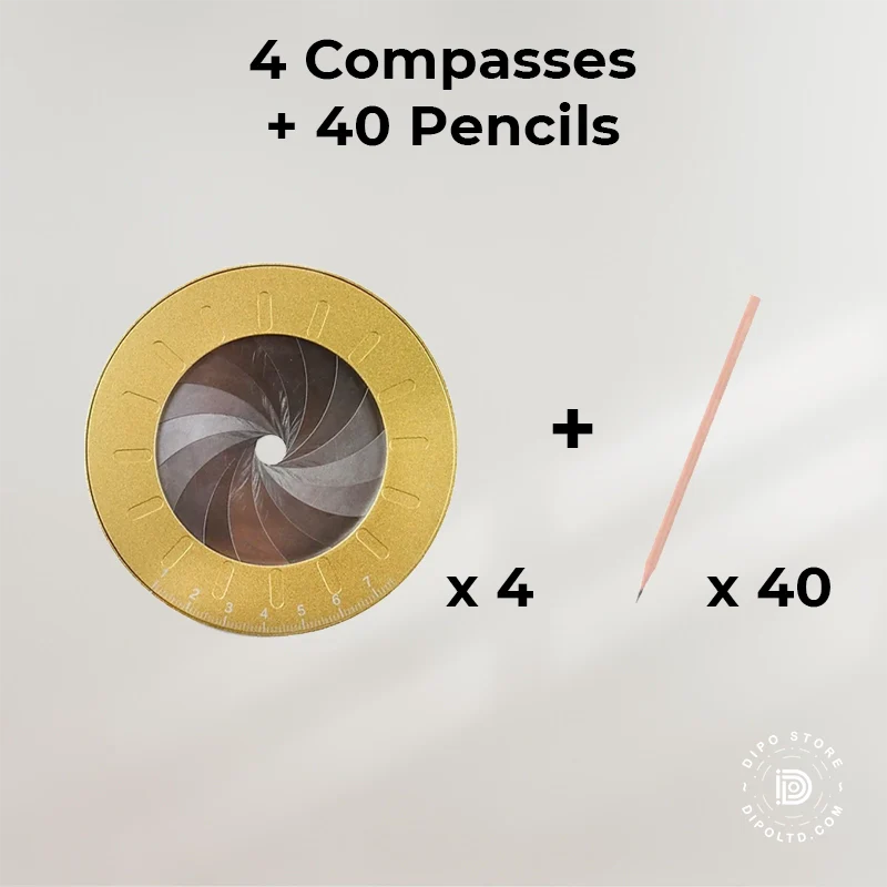 Measuring Round Compass Stretch Ruler