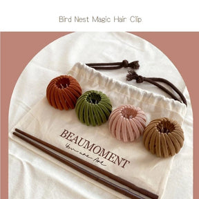 (🔥Last Day Clearance- 50% OFF) Bird Nest Magic Hair Clip