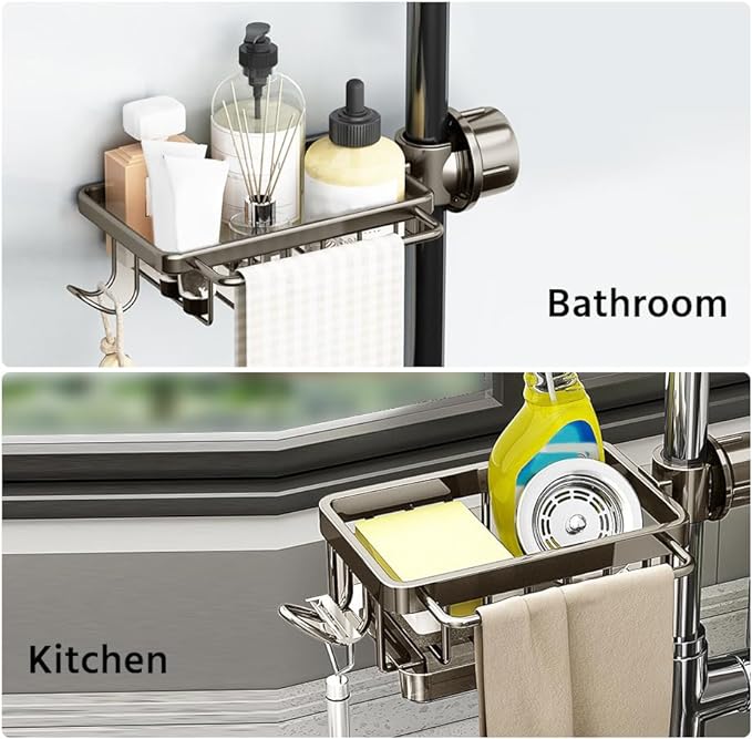 (2024 New Arrival) Kitchen Sink Faucet Organizer