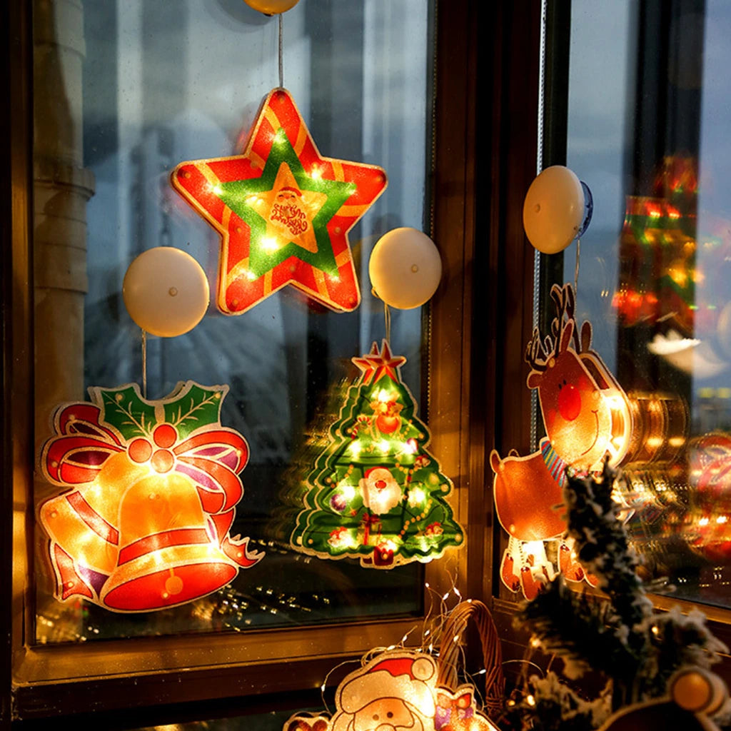 CHRISTMAS PRE-SALE 40%OFF NOW🎄Christmas Window Hanging Lights