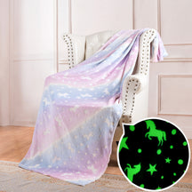 🔥Double sided flannel luminous blanket