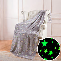 🔥Double sided flannel luminous blanket