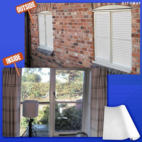 Cithway One-Way Imitation Blinds Privacy Window Cover