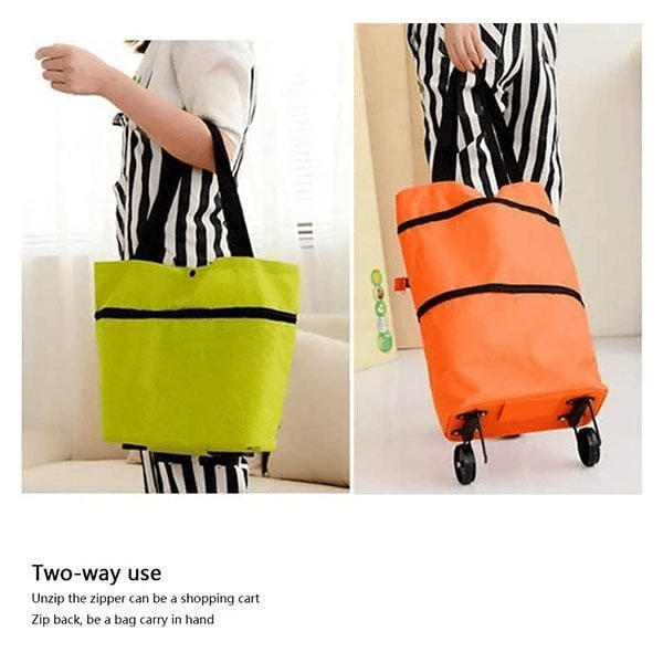 (❤️Hot Sale 49% OFF)-Foldable Shopping Trolley Tote Bag