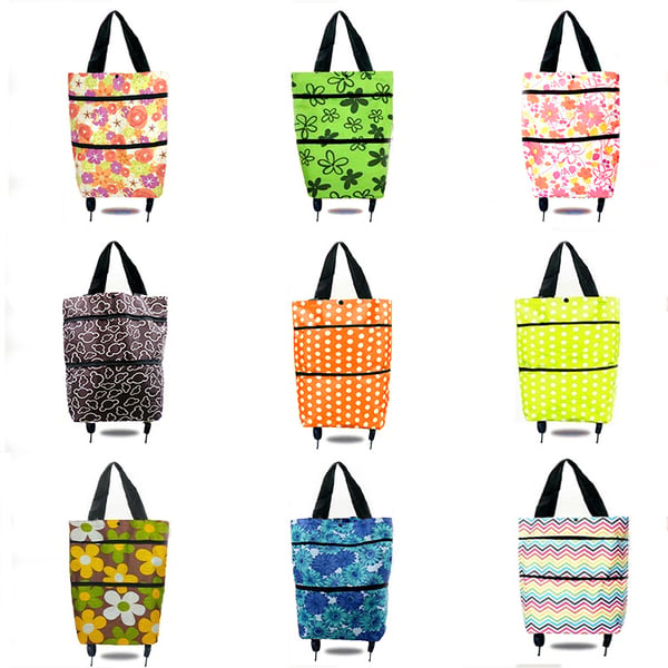 (❤️Hot Sale 49% OFF)-Foldable Shopping Trolley Tote Bag