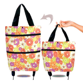 (❤️Hot Sale 49% OFF)-Foldable Shopping Trolley Tote Bag