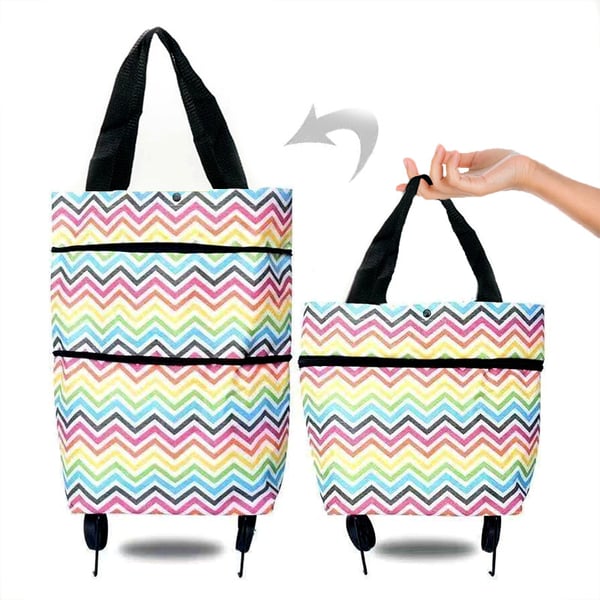 (❤️Hot Sale 49% OFF)-Foldable Shopping Trolley Tote Bag