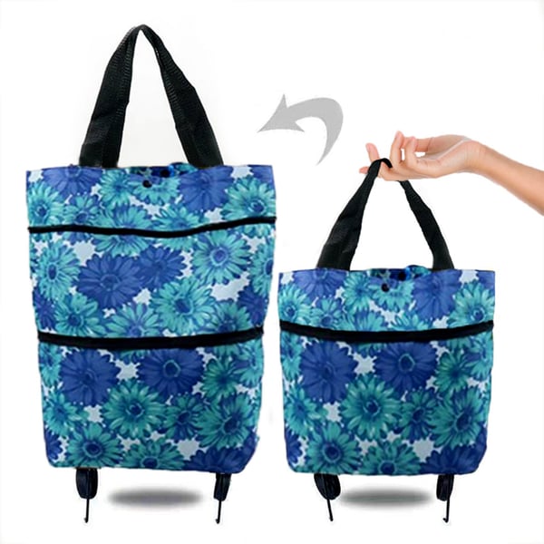 (❤️Hot Sale 49% OFF)-Foldable Shopping Trolley Tote Bag