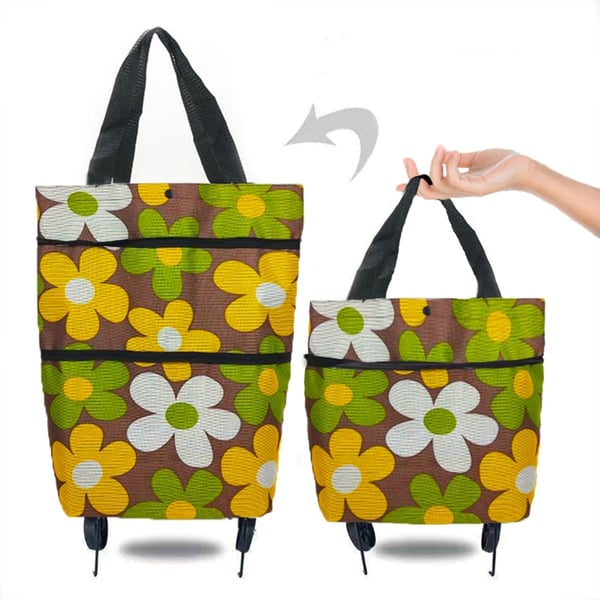 (❤️Hot Sale 49% OFF)-Foldable Shopping Trolley Tote Bag