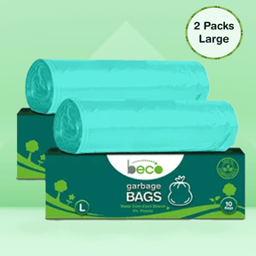 Compostable Large Garbage Bags - Pack of 2 - 10 bags/roll | Beco