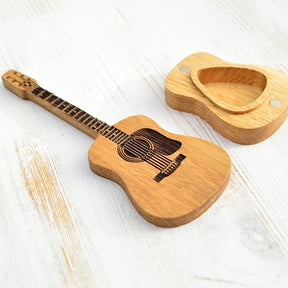 ⏰LAST DAY 49% OFF🎁Wooden Acoustic Guitar Pick Box🎸