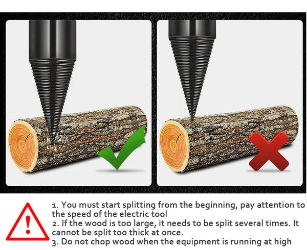 (🧛‍♂️EARLY HALLOWEEN SALE-49% OFF)🔥🔥Firewood Drill Bit Set (BUY 2 FREE SHIPPING)